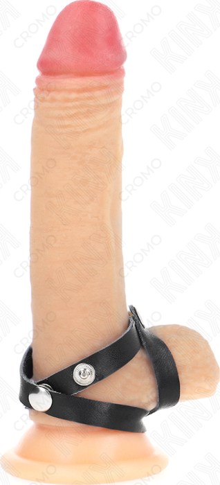 Anillo Pene KINK Cuero 39x1 cm - Placer y Control