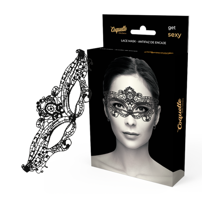 Blinddoek Bondage Coquette Chic Desire - Zwart Kant