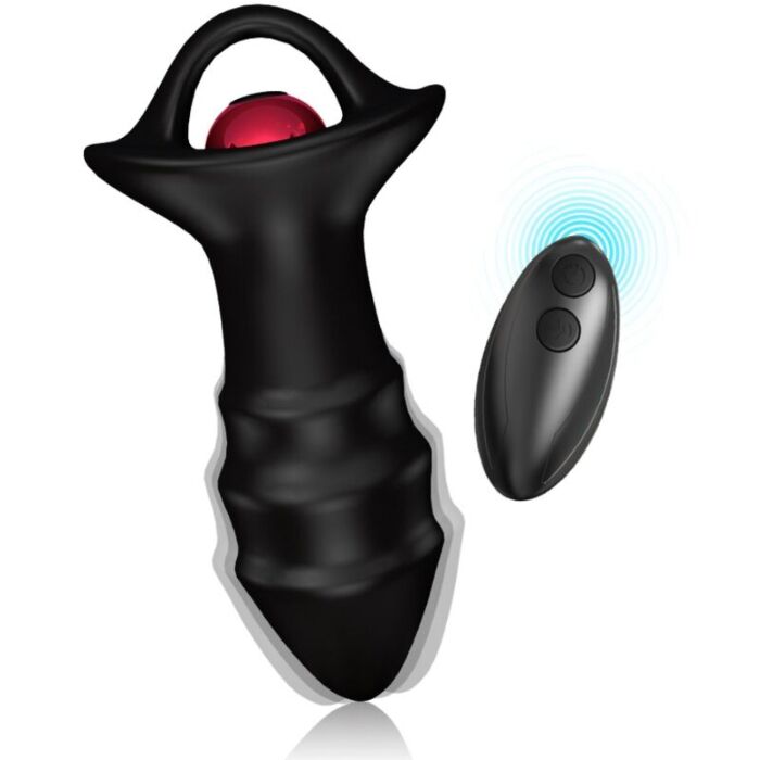 ARMONY - KYLIN FINGER VIBRATOR & ANAL PLUG REMOTE CONTROL BLACK ARMONY - KYLIN FINGER VIBRATOR & ANAL PLUG REMOTE CONTROL BLACK