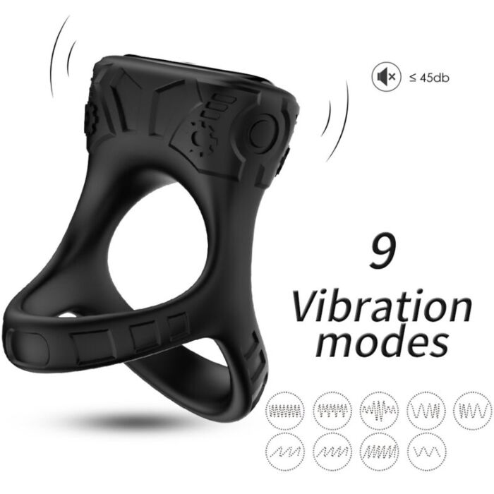 ARMONY - RING VIBRATOR & MULTIPOSITION BLACK ARMONY - RING VIBRATOR & MULTIPOSITION BLACK