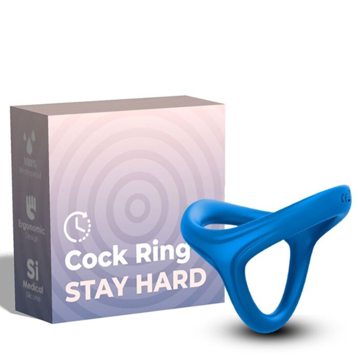 ARMONY - TRESOR DOUBLE SILICONE RING BLUE ARMONY - TRESOR DOUBLE SILICONE RING BLUE