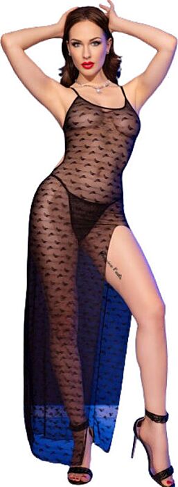 Babydoll Largo Chilirose CR 4707 Elegancia Seductora Babydoll Largo Chilirose CR 4707 Elegancia Seductora