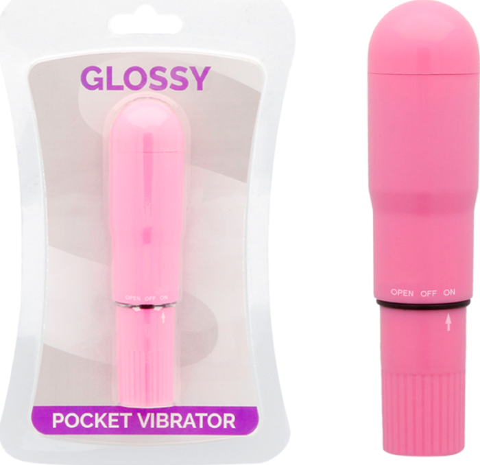 Balas vibradoras GLOSSY Pocket Vibrator met effectieve vibraties Balas vibradoras GLOSSY Pocket Vibrator met effectieve vibraties