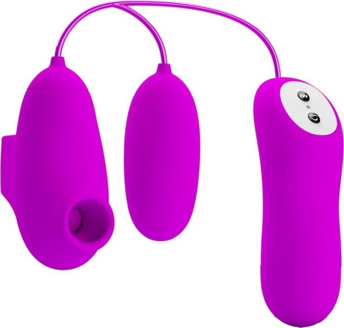Mini vibrator PRETTY LOVE met zuigfunctie Mini vibrator PRETTY LOVE met zuigfunctie