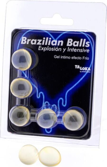 TALOKA Brazilian Balls met koelgel en vibratie TALOKA Brazilian Balls met koelgel en vibratie