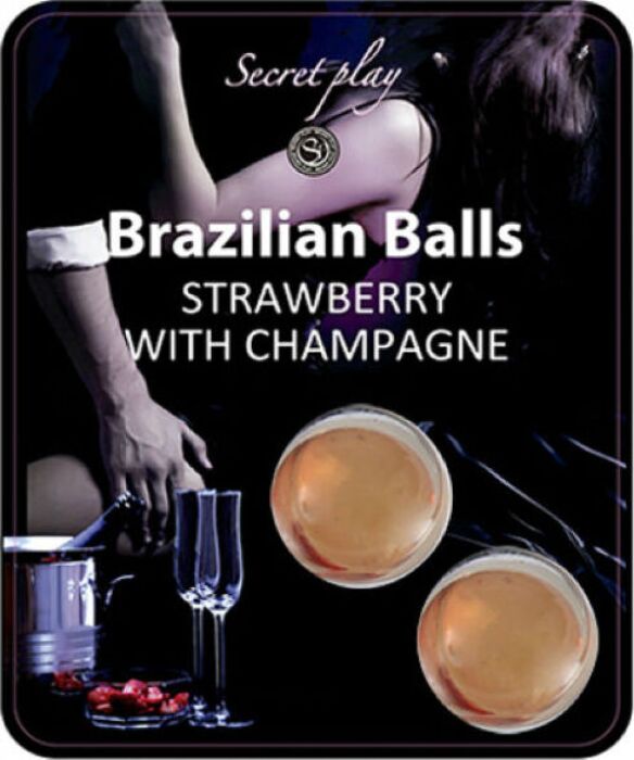 Brazilian Balls Secretplay - Aardbei met Cava