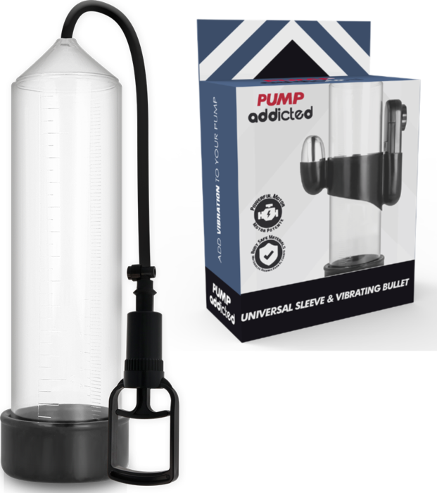 Bomba Erector RX7 Pump Addicted con Vibrador Bomba Erector RX7 Pump Addicted con Vibrador