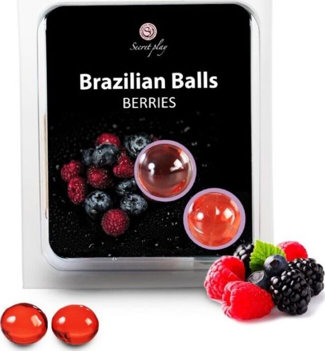 Brazilian balls aroma frutas del bosque 2 bolas