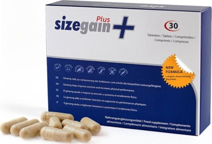 Cápsules voor Mannen 500COSMETICS SizeGain Plus - Verhoog je potentie Cápsules voor Mannen 500COSMETICS SizeGain Plus - Verhoog je potentie