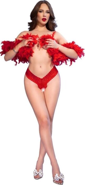 Tangas Chilirose CR 4885 met open-crotch ontwerp Tangas Chilirose CR 4885 met open-crotch ontwerp