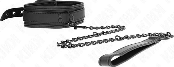 Collar con Correa KINK Ajustable para BDSM Collar con Correa KINK Ajustable para BDSM