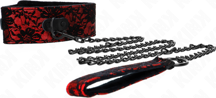 Collar con Correa KINK - Elegancia y Control Collar con Correa KINK - Elegancia y Control