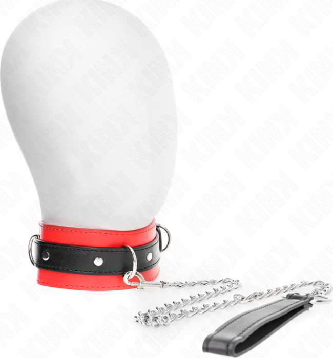 Collar con Correa KINK Rojo 65 cm - Elegancia y Control