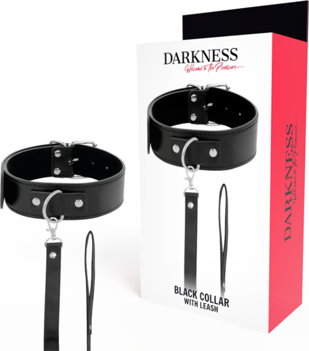 Collar de postura DARKNESS con correa ajustable
