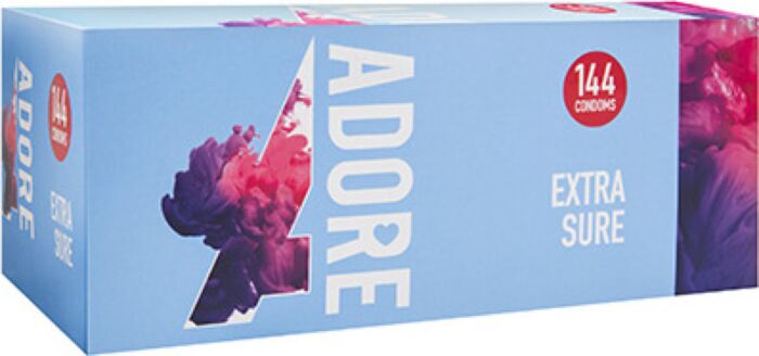 Pasante Adore Extra condooms – 144 stuks anatomisch Pasante Adore Extra condooms – 144 stuks anatomisch