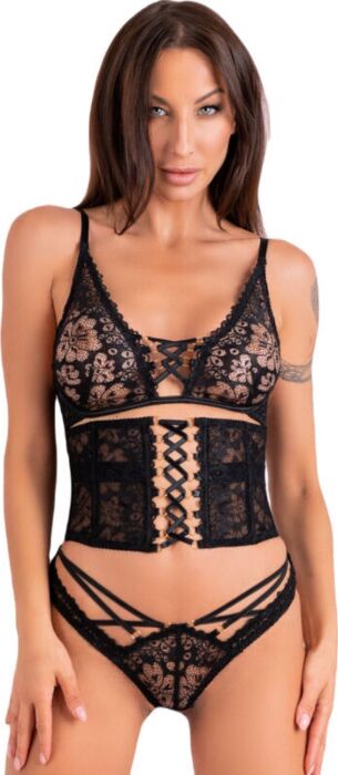 Conjunto de Lencería Livco Corsetti Cinex Atlantin S/M Conjunto de Lencería Livco Corsetti Cinex Atlantin S/M