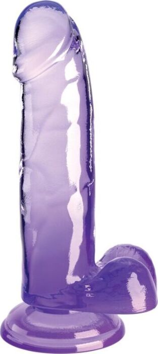 Consolador King Cock Morado Realista 15.2 cm Consolador King Cock Morado Realista 15.2 cm