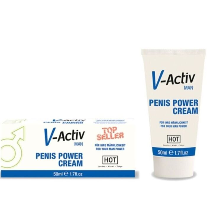 Aumento Erección HOT V-ACTIV CREMA 50ML voor betere prestaties Aumento Erección HOT V-ACTIV CREMA 50ML voor betere prestaties