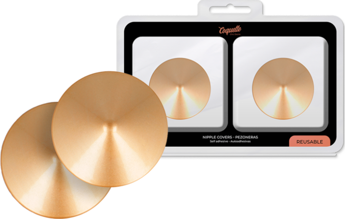 Cubrepezones Dorados Glamouroso Cubrepezones Dorados Glamouroso