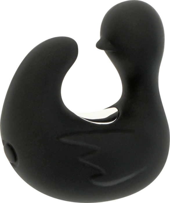 BLACK&SILVER Ducky vingervibrator van medische siliconen BLACK&SILVER Ducky vingervibrator van medische siliconen