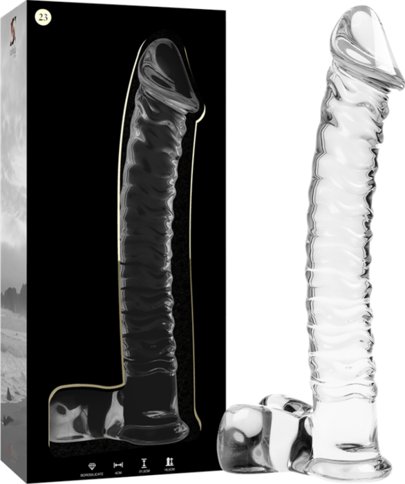 NEBULA SERIES BY IBIZA MODELO 22 DILDO CRISTAL 21.5 CM O 2.5 CM