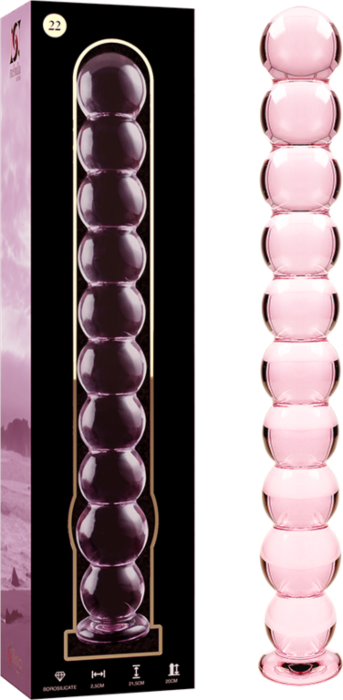 Dildo Cristal Nebula Rosa Dildo Cristal Nebula Rosa