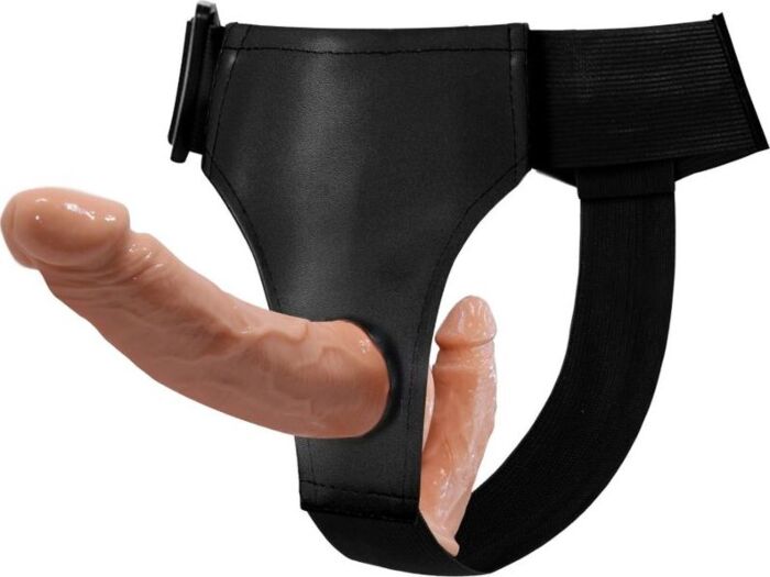 Dildo Doble Baile Ultra Passionate con Arnés Dildo Doble Baile Ultra Passionate con Arnés