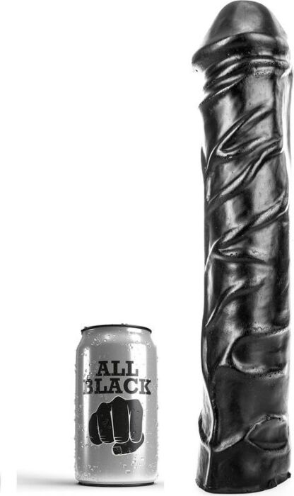 Dildo gigante fisting all black suave 32 cm Dildo gigante fisting all black suave 32 cm