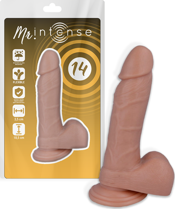 Dildo MR INTENSE 14 - Realistisch en zacht aanvoelend