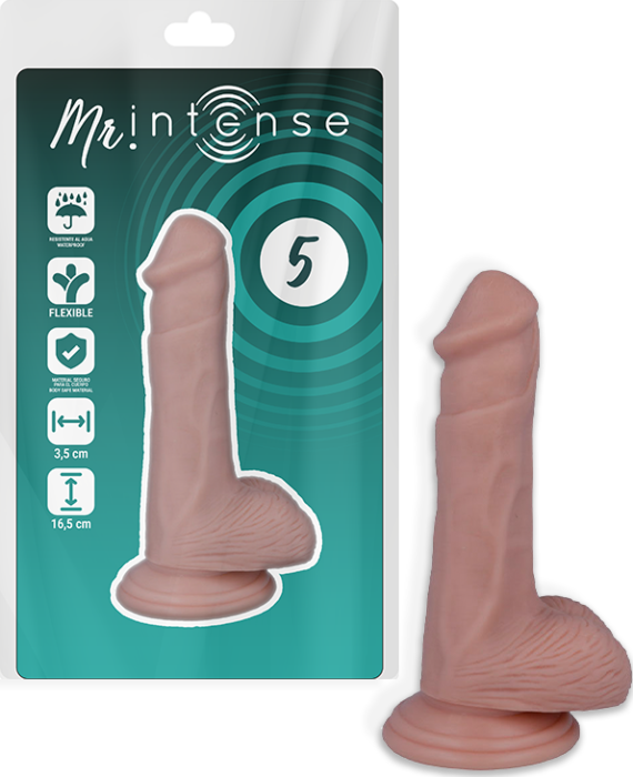Dildo MR. INTENSE 16.5 cm met sterke ventosa