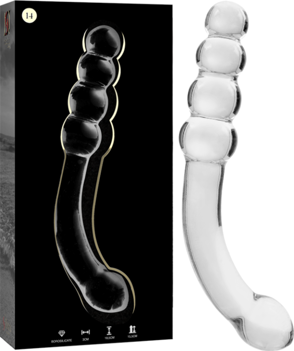 Dildo Nebula Cristal Transparente Dildo Nebula Cristal Transparente