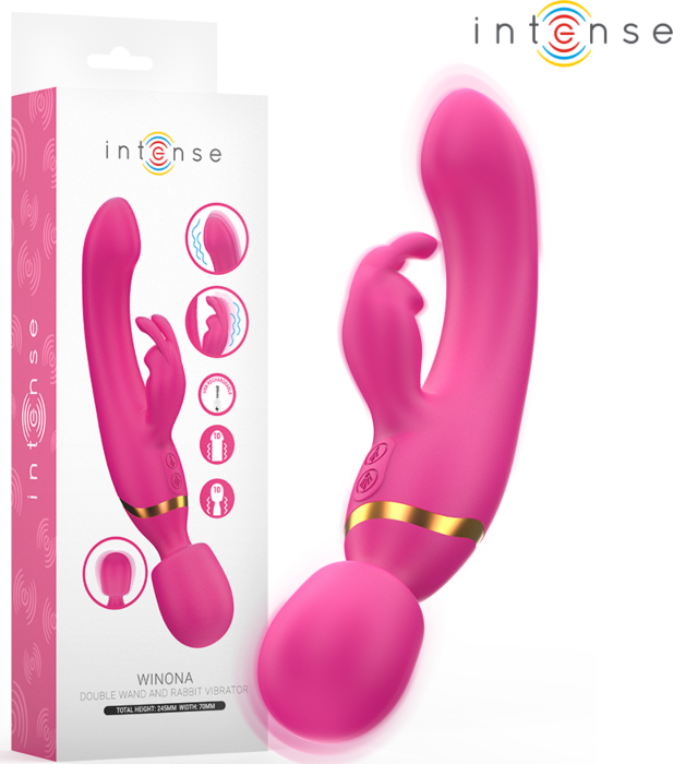 Doble Vibrador Rabbit & Wand Intense Winona