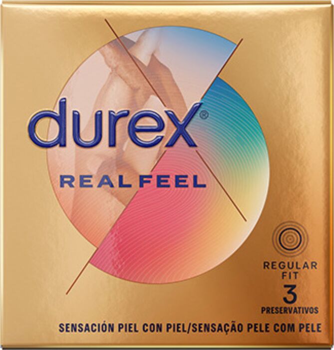 DUREX REAL FEEL 3UDS.