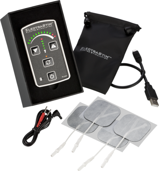 E-stim stimulator ElectraStim Flick EM60-E E-stim stimulator ElectraStim Flick EM60-E
