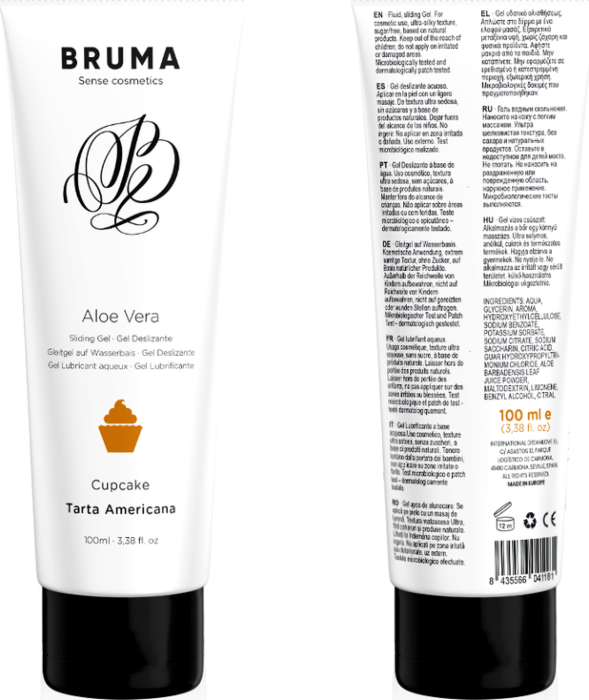 Gel Deslizante Bruma 100ml Sabor Tarta Americana Gel Deslizante Bruma 100ml Sabor Tarta Americana