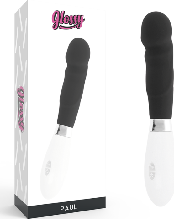 Glossy paul vibrador negro Glossy paul vibrador negro