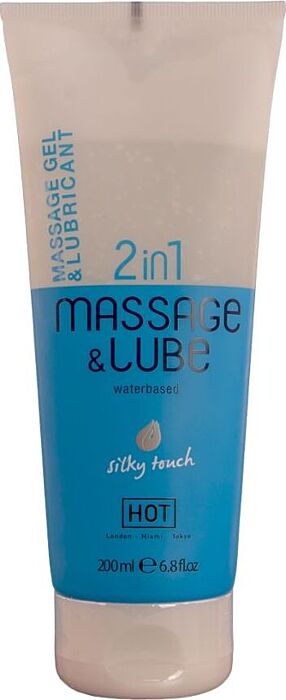 Massage & Glide Gel HOT 200ml | Zijdezacht en veelzijdig Massage & Glide Gel HOT 200ml | Zijdezacht en veelzijdig