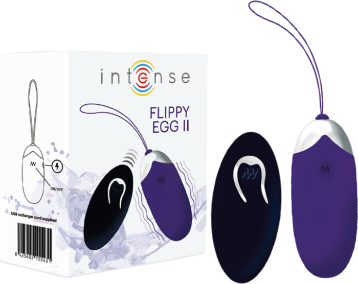INTENSE - FLIPPY II HUEVO RECARGABLE REMOTO INTENSE - FLIPPY II HUEVO RECARGABLE REMOTO
