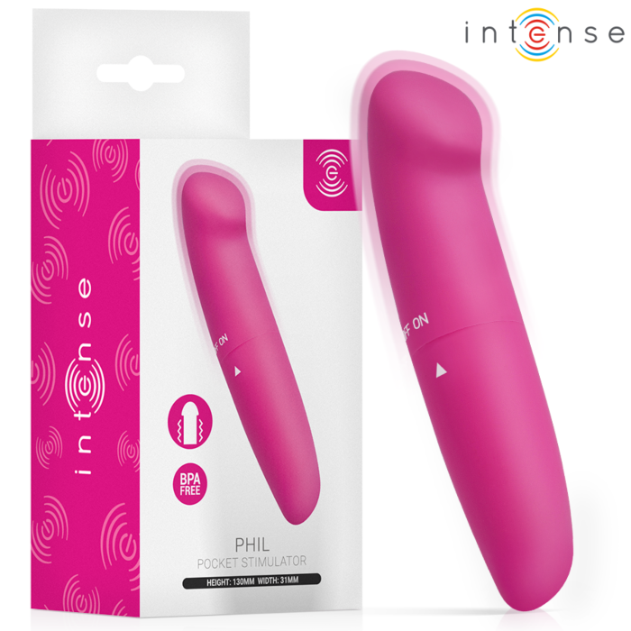 G-spotvibrator INTENSE FUN TOYS PHIL roze 13 cm