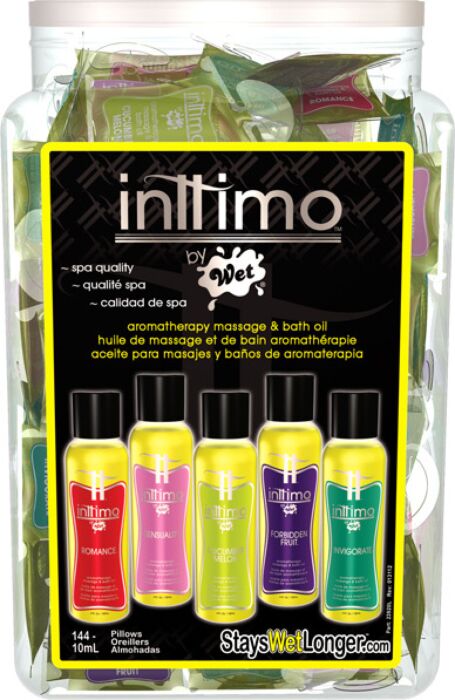 INTTIMO - AROMATHERAPY MASSAGE OIL 10ML 144 ASSORTED BOWL DISPLAY INTTIMO - AROMATHERAPY MASSAGE OIL 10ML 144 ASSORTED BOWL DISPLAY