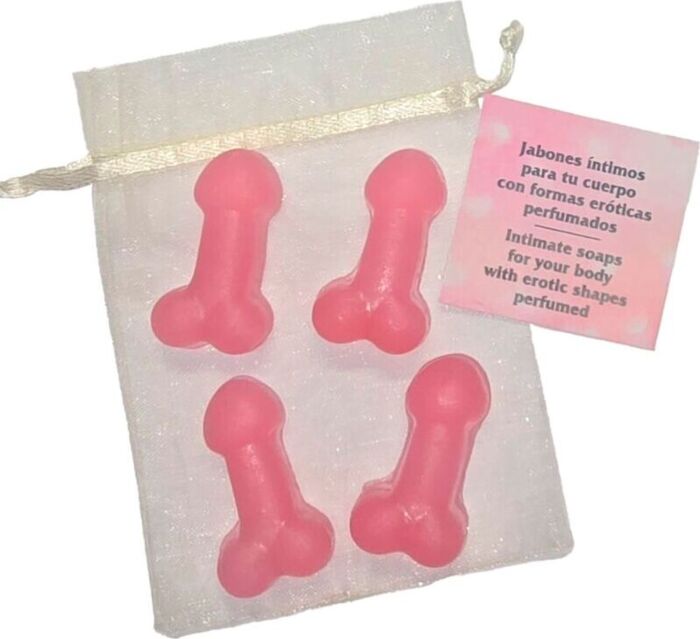 Jabones Eróticos Diablo Picante Mini Pene Rosa Jabones Eróticos Diablo Picante Mini Pene Rosa