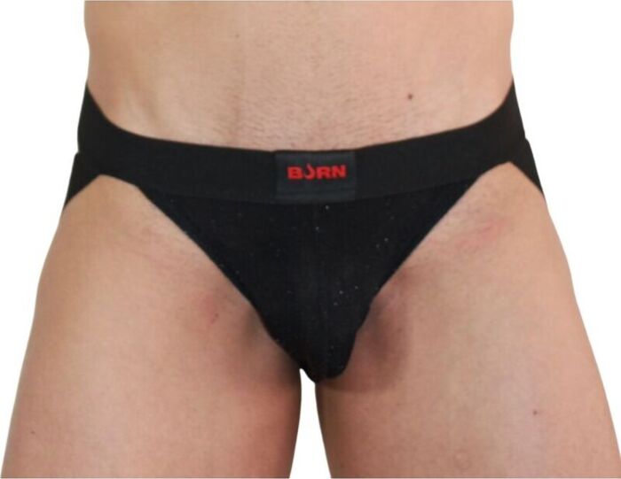 Jockstrap BURN 003 Negro Brillante - Sensualidad Única
