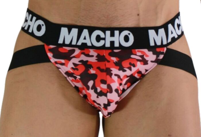 Jockstrap MACHO MX28MR Rojo XL Confort y Estilo