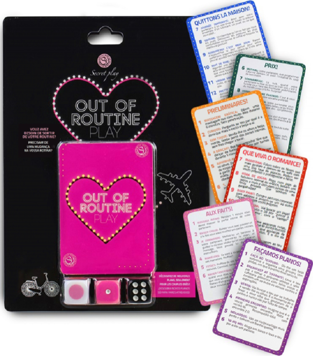 Spel SECRETPLAY Out of Routine Play met 72 uitdagingen