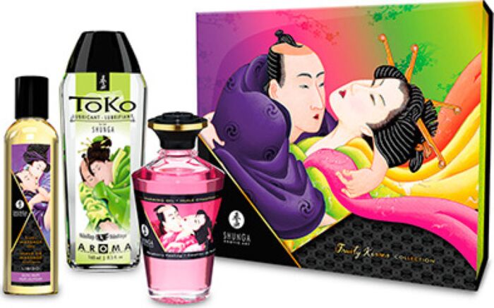 Shunga Kits Fruity Kisses collectie — fruitige massage- & glijset Shunga Kits Fruity Kisses collectie — fruitige massage- & glijset