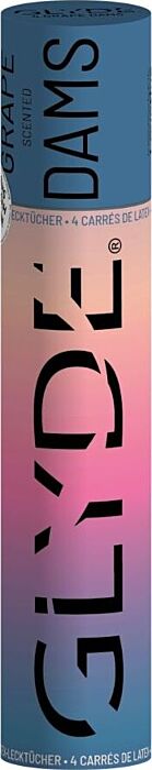 SHEER GLYDE Dams latex orale barrières met druivengeur SHEER GLYDE Dams latex orale barrières met druivengeur