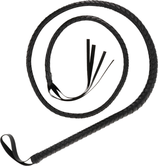 Látigo bondage DARKNESS 210CM met ergonomische handgreep