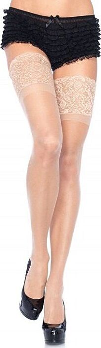 Leg avenue medias nude autoadhesivas con encaje ancho Leg avenue medias nude autoadhesivas con encaje ancho