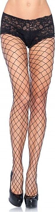 Leg avenue pantys de red con short de encaje Leg avenue pantys de red con short de encaje