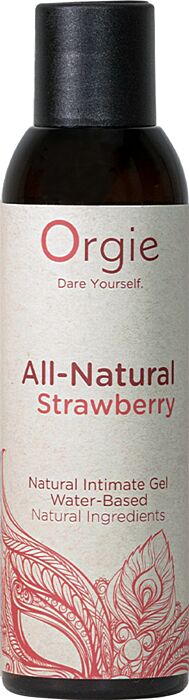 Orgie All-Natural Strawberry glijmiddel op waterbasis Orgie All-Natural Strawberry glijmiddel op waterbasis